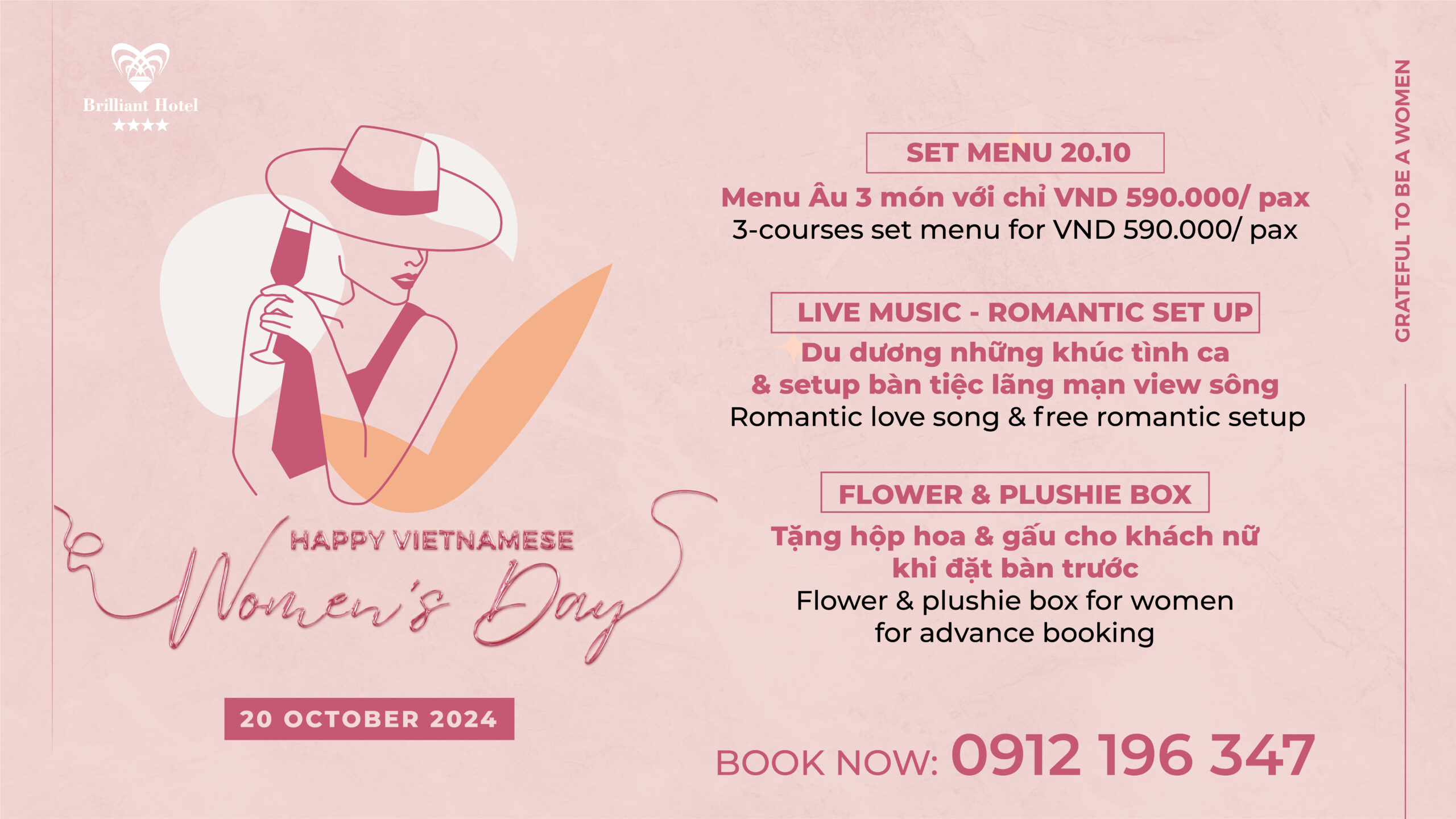 WOMEN’S DAY SET MENU